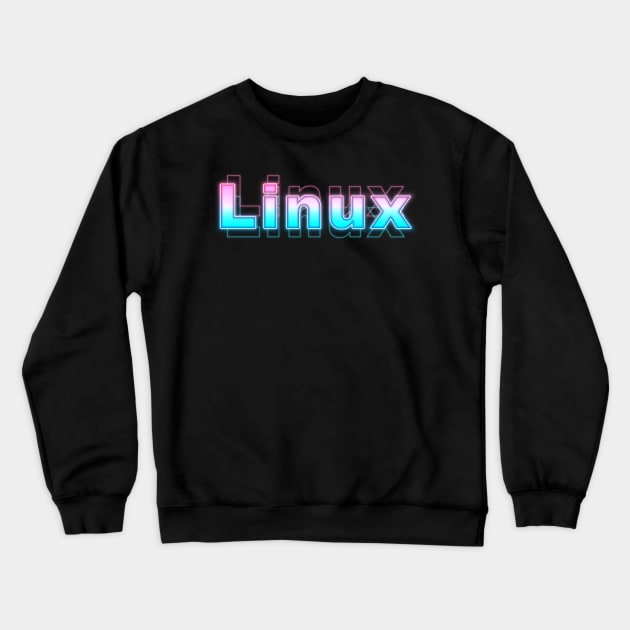 Linux Crewneck Sweatshirt by Sanzida Design